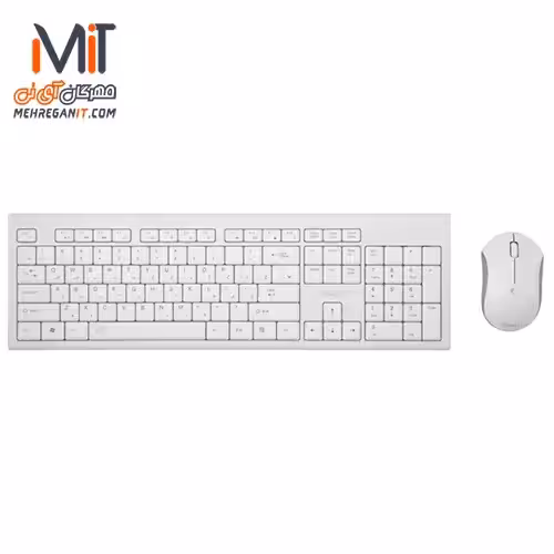 کیبورد و ماوس بی سیم بیاند مدل BMK-4531 WHITE