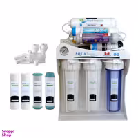 دستگاه تصفیه کننده آب آکوآ اسپرینگ مدل UF-SF4000 + فیلتر مدل 02 بسته 4 عددی و کیت نشتی گیر