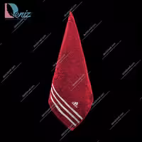 حوله ورزشی adidas رنگ زرشکی سفید
