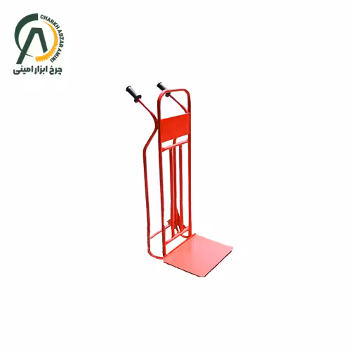 چرخ دستی کارتن بر لوله سنگین بدون چرخ