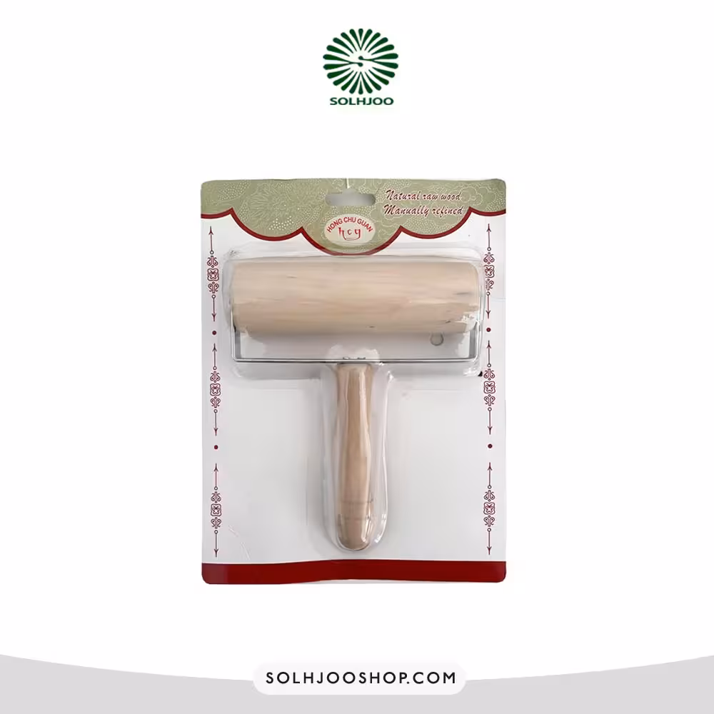 غلطک چوبی چرخشی وکیوم 14 سانتی ممتاز