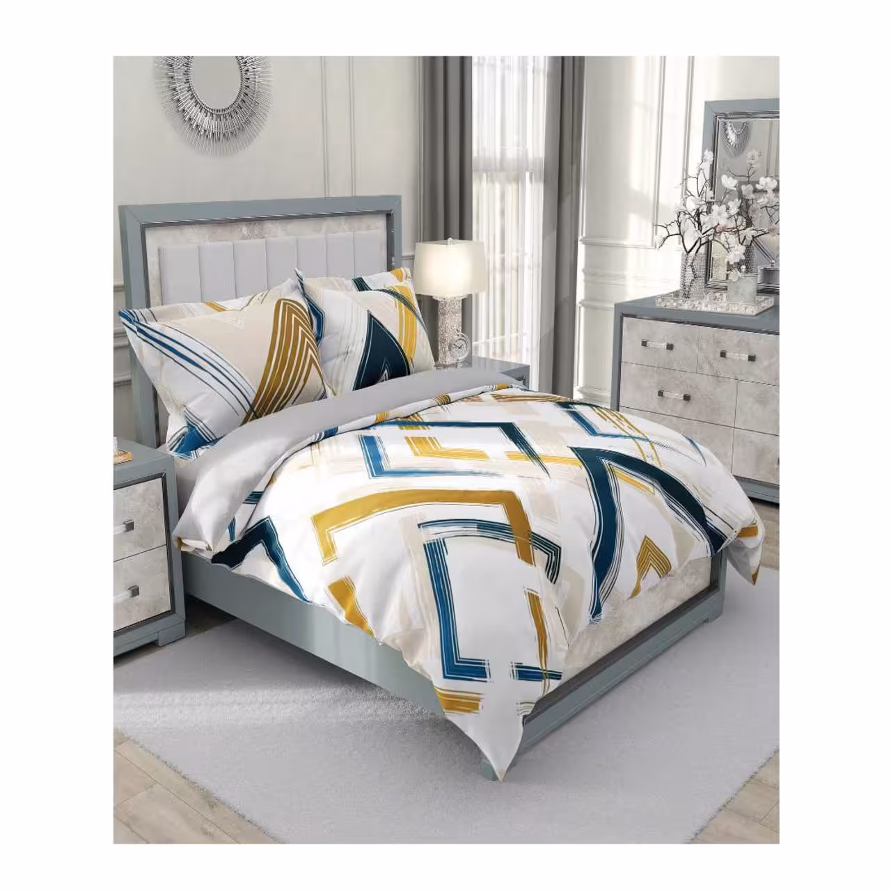 سرویس روتختی دو نفره کارینا مدل سه بعدی 6 تکه کد 2170