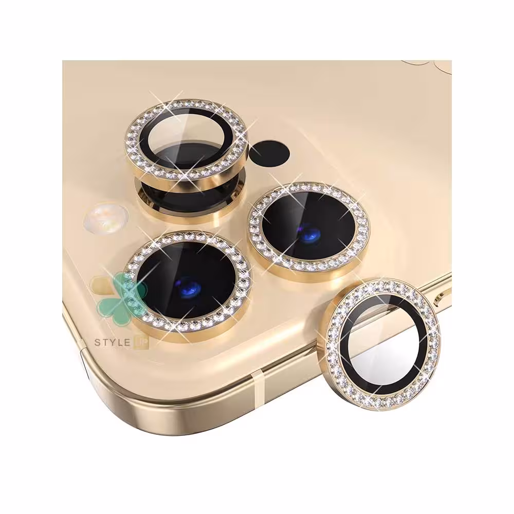 محافظ لنز گوشی نگین دار مناسب Apple iPhone 14 Pro Max