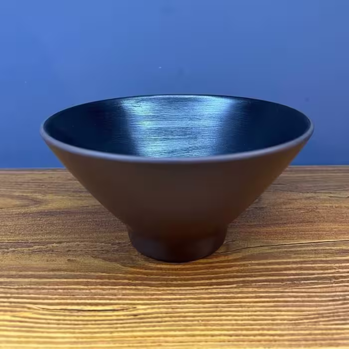کاسه کوچک ملامین ساور کد 25089 رنگ مشکی قهوه ای