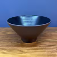 کاسه کوچک ملامین ساور کد 25089 رنگ مشکی قهوه ای