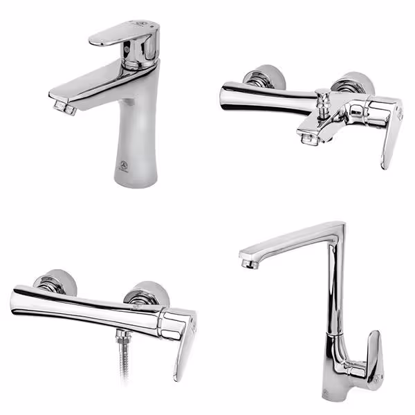 ست شیرآلات قهرمان مدل باران