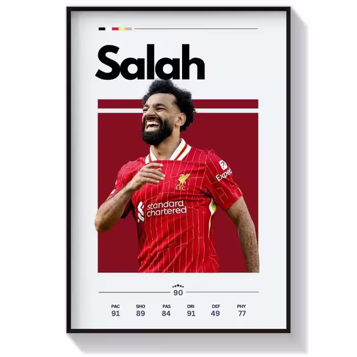 تابلو فوتبالی طرح محمد صلاح