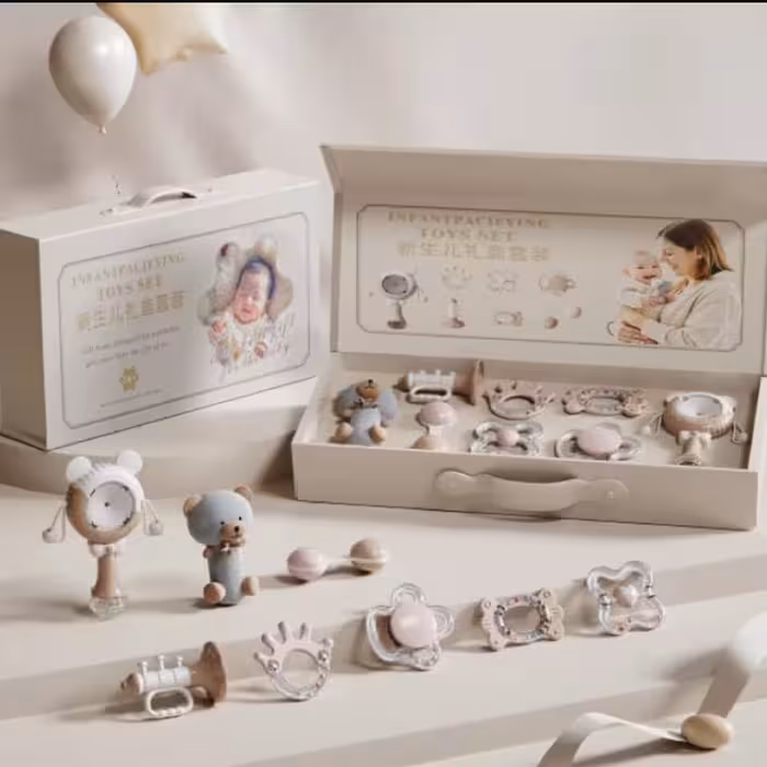 ست جغجغه دندانگیر 8 تکه Infant Pacifying Toys Set