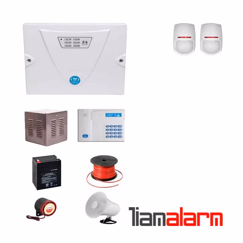 پکیج دزدگیر اماکن باسیم مدل کلاسیک سیم کارتی و تلفنیCGPY2