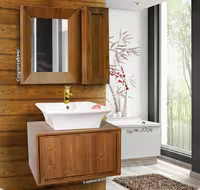 روشویی کابینت دار کاکتوس چوب جدید 70 سانت