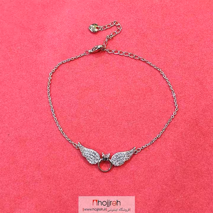 اطلاعات ، قیمت و خرید دستبند استیل طرح بال فرشته کد D72