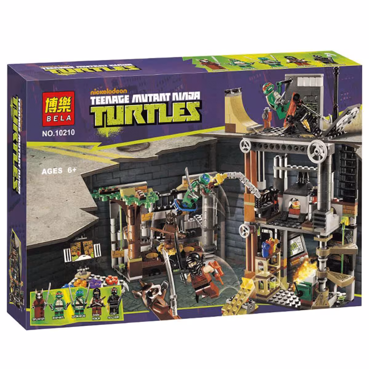 ساختنی لگو لاک پشت نینجا تعقیب و گریز در اعماق 10210 Ninja Turtles