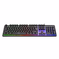کیبورد گیمینگ ایکس او مدل KB-04، سوییچ ممبران، Full-size، نورپردازی LED RGB | کالا مکس