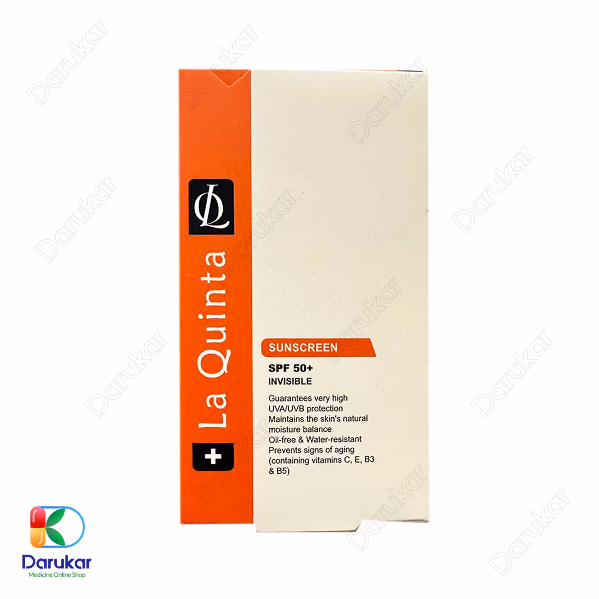 کرم ضدآفتاب فاقد چربی لاکویینتا SPF50