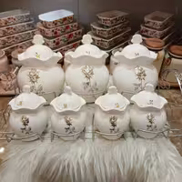 ست پاسماوری و جای ادویه سرامیکی