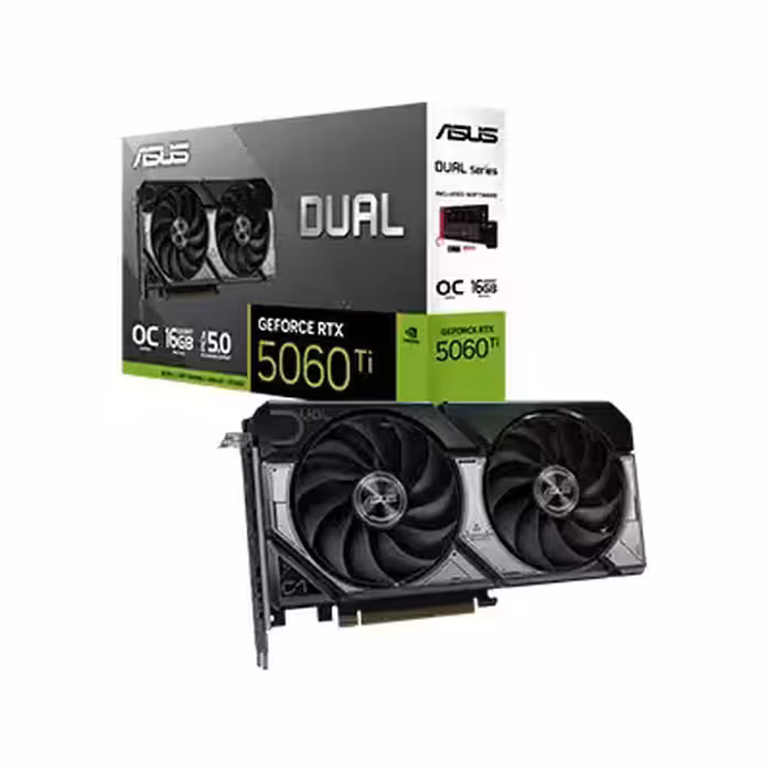 کارت گرافیک ASUS RTX 5060TI dual 16GB oc - دوسو آی تی