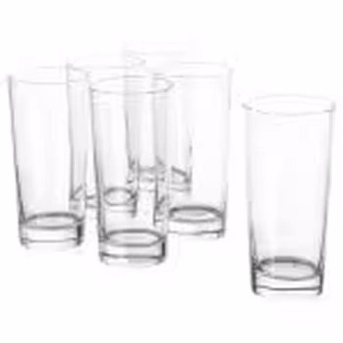 لیوان شیشه ای 6 عددی 400ml ایکیا مدل Ikea IVRIG 200.921.07