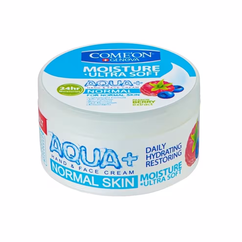 کرم کاسه ای پشن بری پوست نرمال کامان  MOISTURE ULTRA SOFT PASSION BERRY EXTRACT AQUA  COMEON