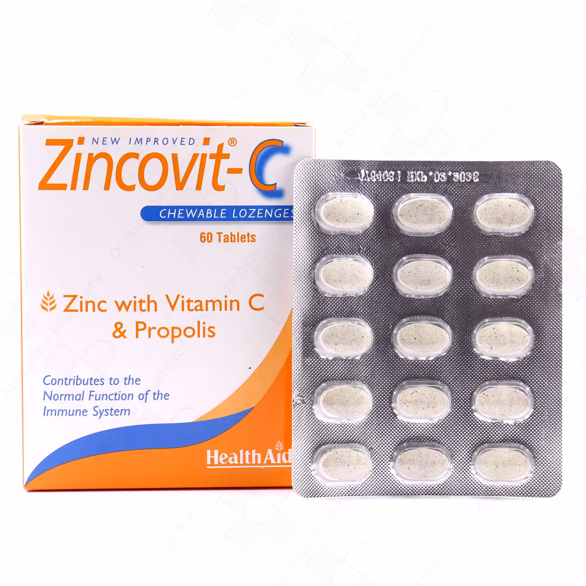 قرص جویدنی زینکوویت ث هلث اید 60 عدد