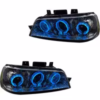 خرید چراغ جلو اسپرت پژو 405 SLX مدرن مدل 3D-R3 آبی یخی داخل فابریک بدون موتور دو عددی | اتوموبی