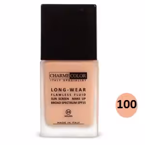 کرم پودر چارم کالر Long Wear شماره 100