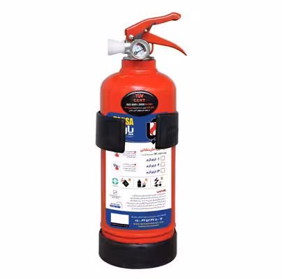 کپسول آتش نشانی 1 کیلوگرمی پودر و گاز پارسا