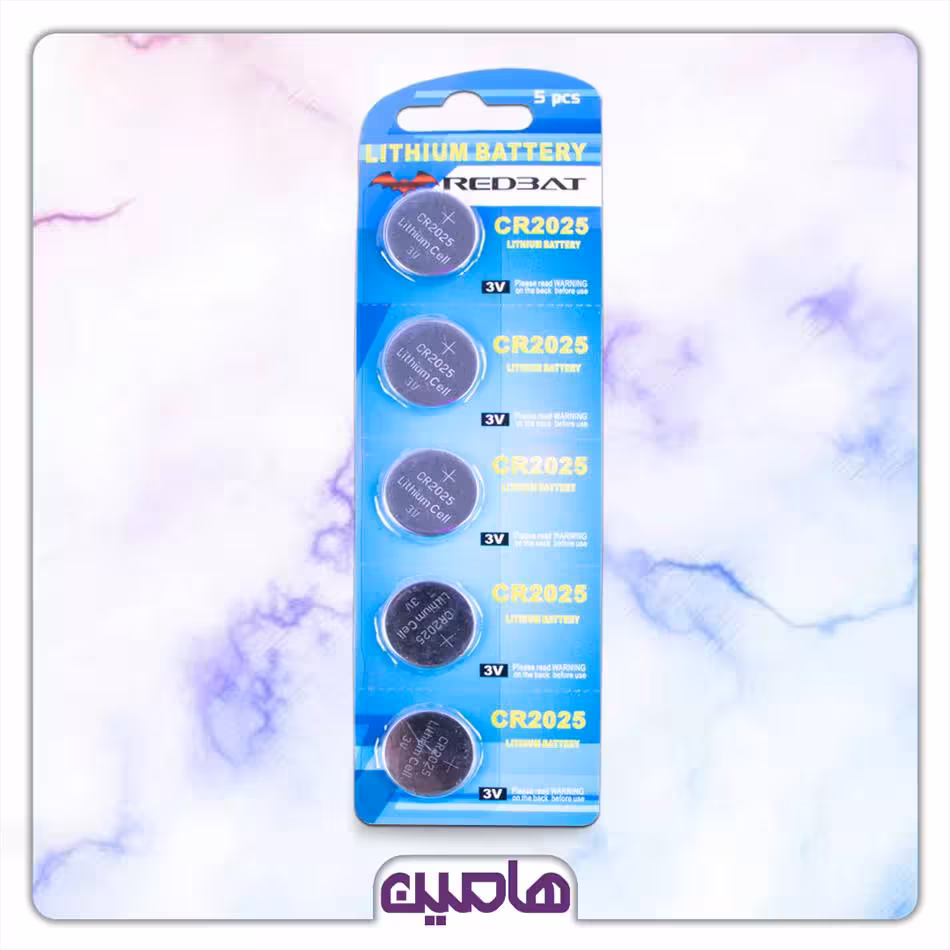 باتری سکه ای ورقه ای 2025 (5 عددی)