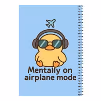 دفتر مشق 80 برگ اس جی مدل جوجه و هدفون