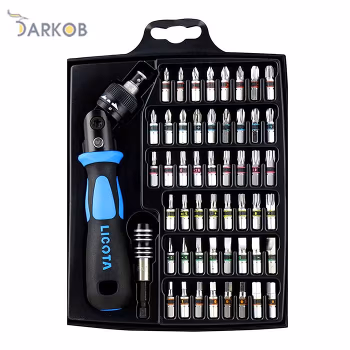 ست پیچ گوشتی تاشو 52 عددی لیکوتا مدل ASD-BTCK02