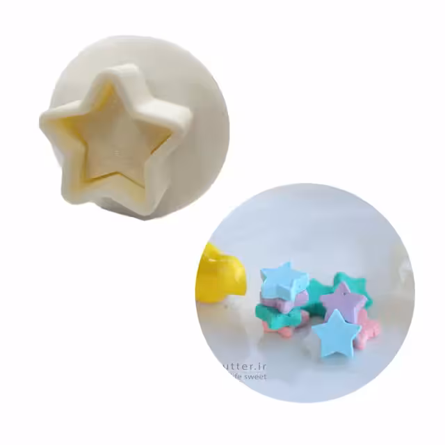 کاتر فشاری قند طرح ستاره