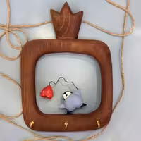 جاکلیدی تک مجسمه پنگوئن طرح دو