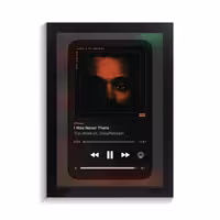 تابلو طرح موزیک پلیر i was never there د ویکند کد PF-20573