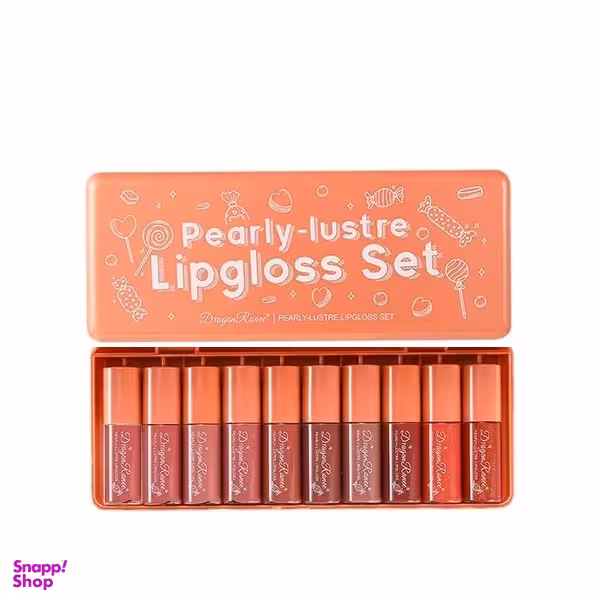 رژ لب مدل pearly lustre lip gloss کد 101 مجموعه 10 عددی