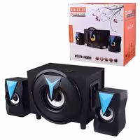اسپیکر سه تکه بلوتوثی Prime K10-2.1-BT ریموت کنترل