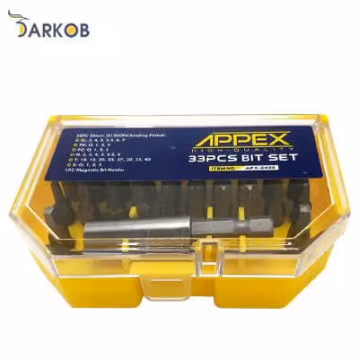 سر پیچ گوشتی بکسی 33 پارچه اپکس مدل 2433