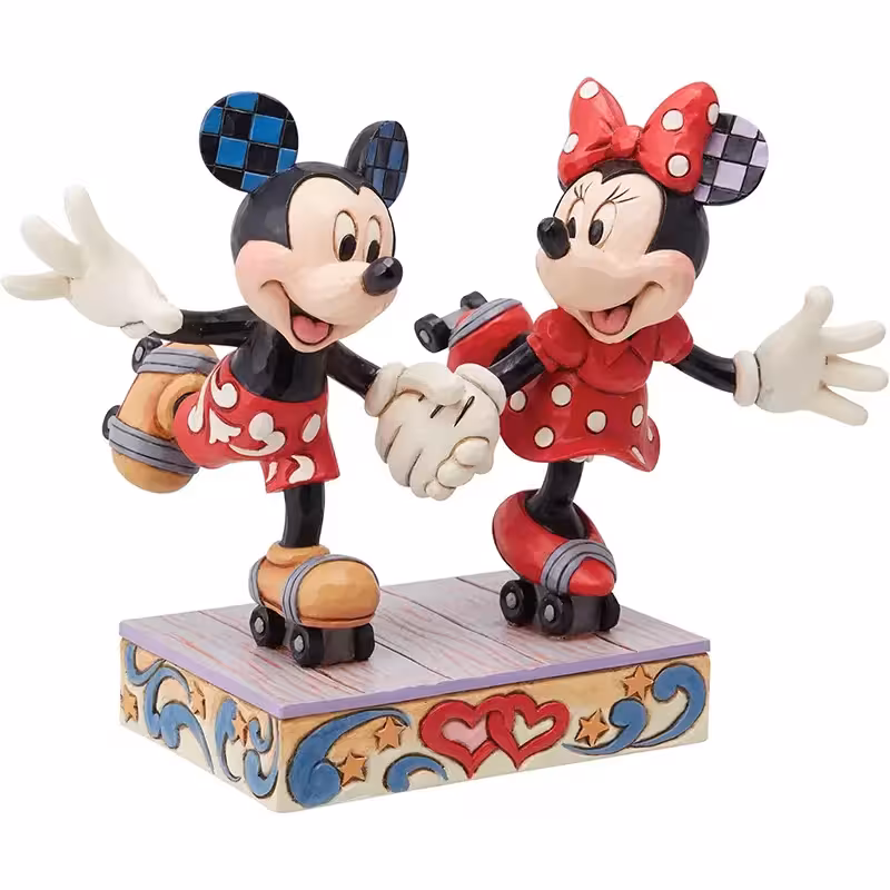 فیگور دیزنی میکی موس و مینی موس Mickey And Minnie Roller Skating کد 6014315