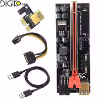 رایزر گرافیک PCIE 1X به 16X مدل 009S PLUS مینی تک