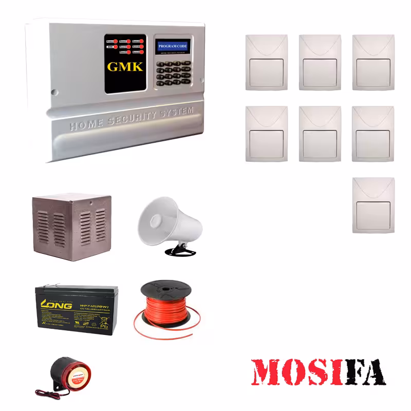 پکیج دزدگیر اماکن GMK سیمکارتی مدل GM_F7