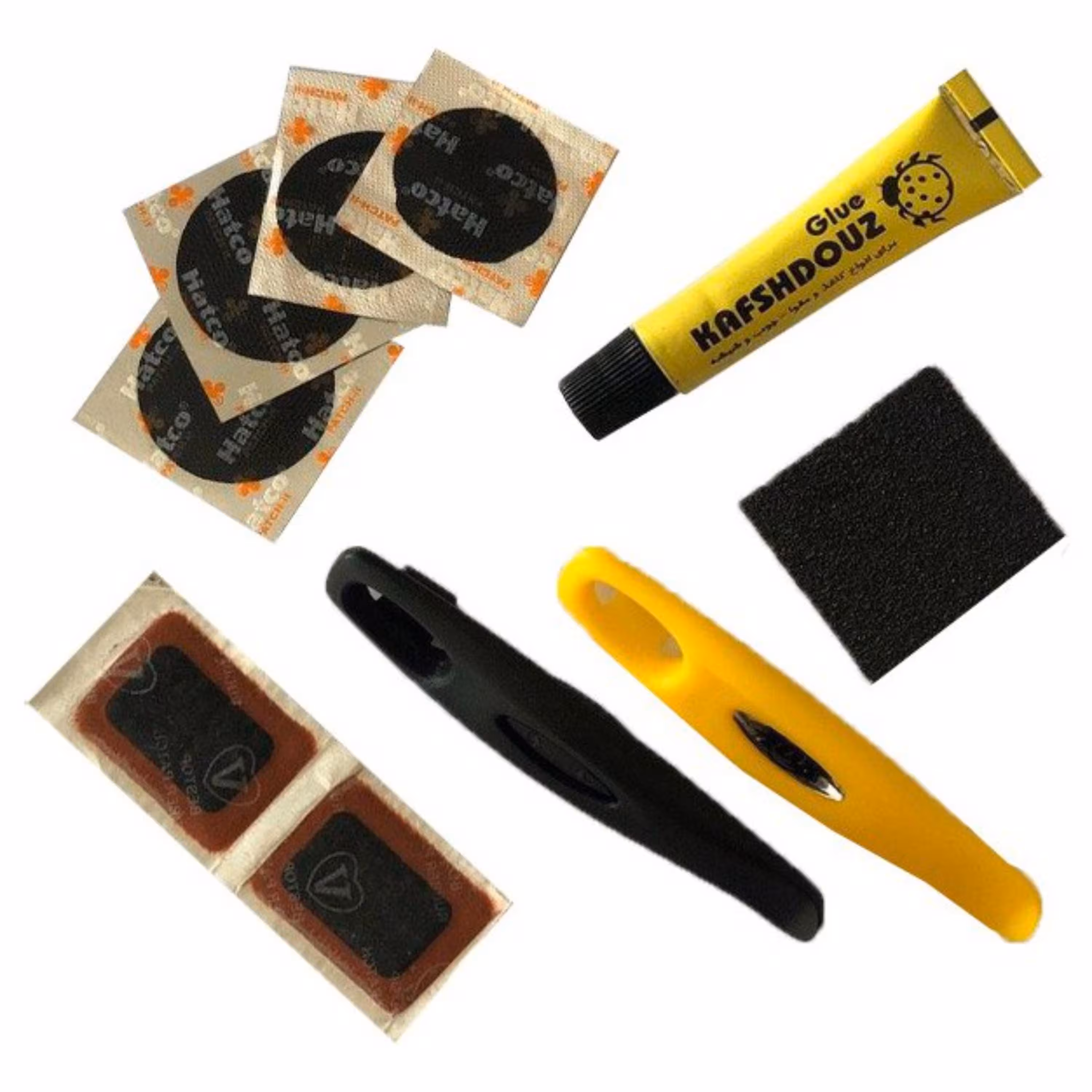 کیت پنچرگیری دوچرخه مدل A کد 1216002