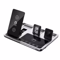 خرید و قیمت جایگاه شارژ بی سیم 4 در 1 - Green Lion مدل Ch station - کی ام کالا