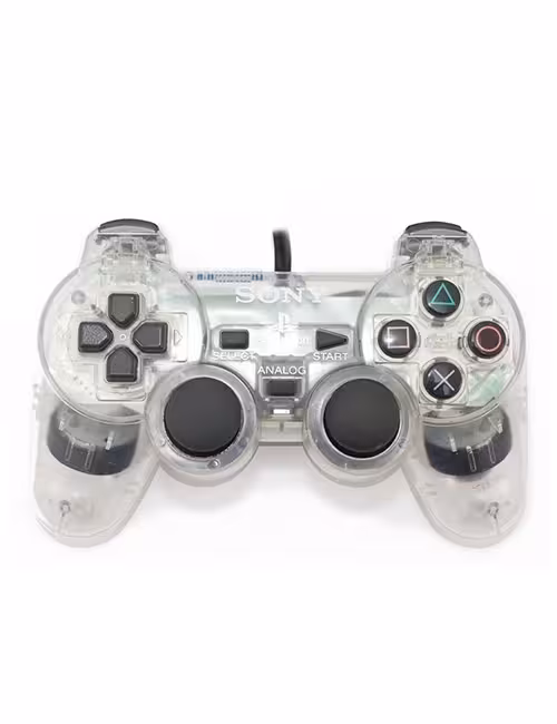 دسته PS2 سفید شفاف