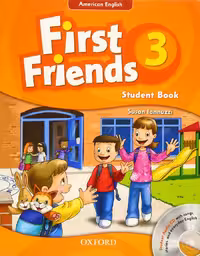 کتاب فرست فرندز امریکن American First Friends English 3 S.B W.B CD