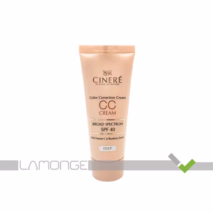 سی سی کرم SPF40 سینره رنگ Deep حجم 40 میلی لیتر