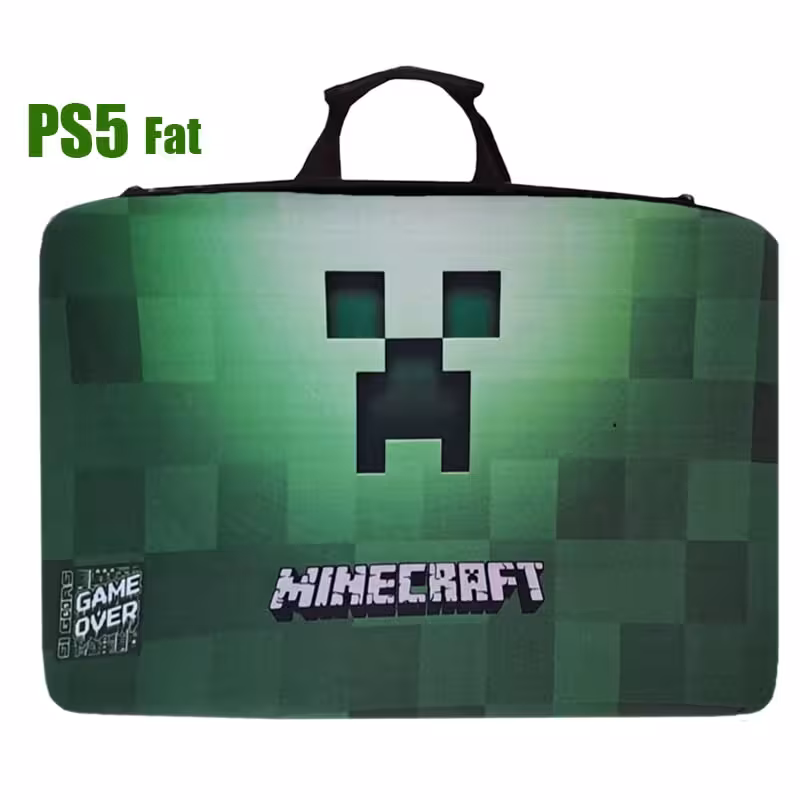 کیف حمل کنسول PS5 فت طرح MINECRAFT کد B