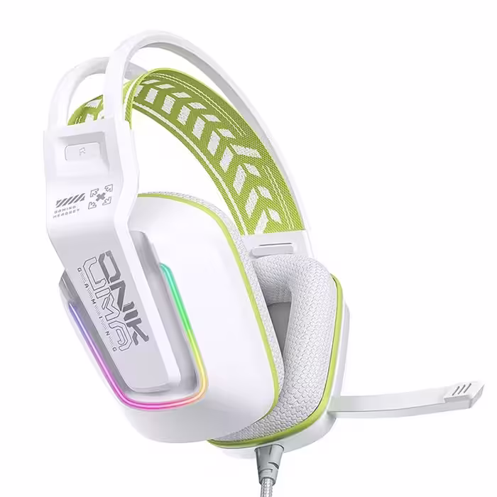 هدست گیمینگ اونیکوما مدل onikuma X13 RGB سفید