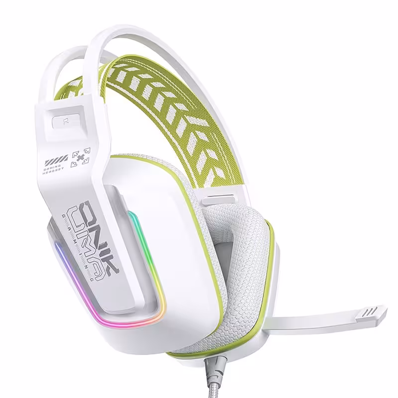 هدست گیمینگ اونیکوما مدل onikuma X13 RGB سفید