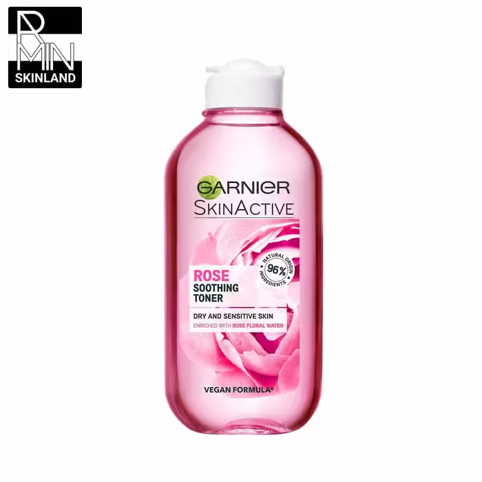 تونر پاک کننده صورت گارنیر مدل Rose Toner حجم 200 میلی لیتر