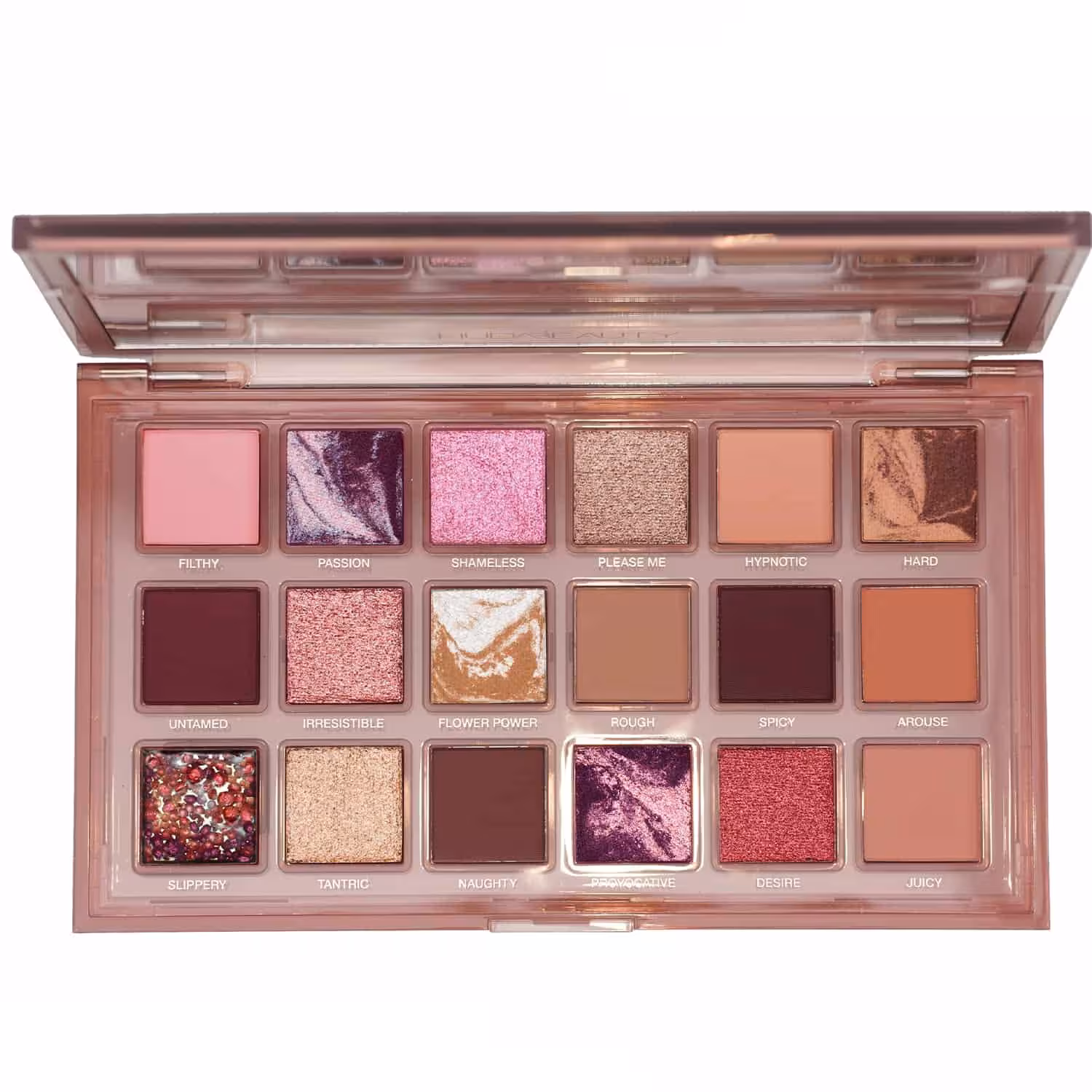 پالت سایه naughty nude هدی بیوتی Huda Beauty