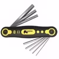 آچار آلن 6 گوش چاقویی CRV نورس مدل NR-FH08 مجموعه 8 عددی