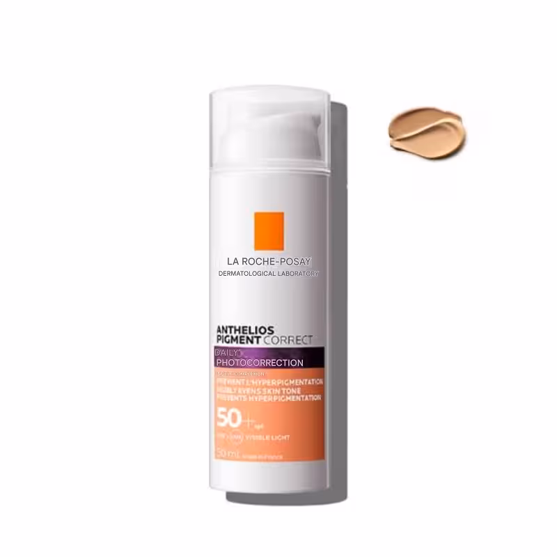 کرم ضد افتاب رنگی لاروش پوزای SPF50  حجم 50 میل (رنگ متوسط)